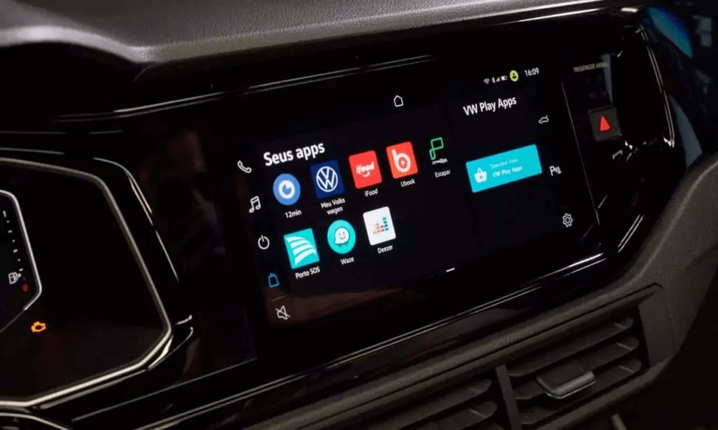 VW Nivus 2021 multimídia
